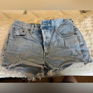 Levi denim shorts